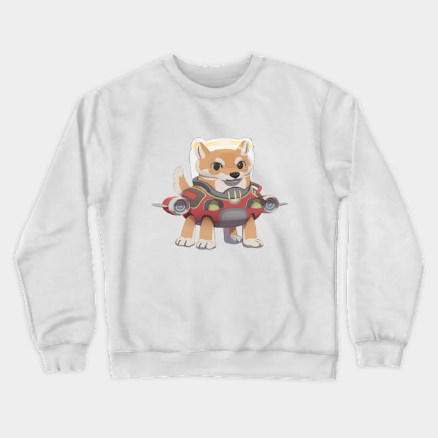 cute dog Crewneck Sweatshirt by bergamotik 1137